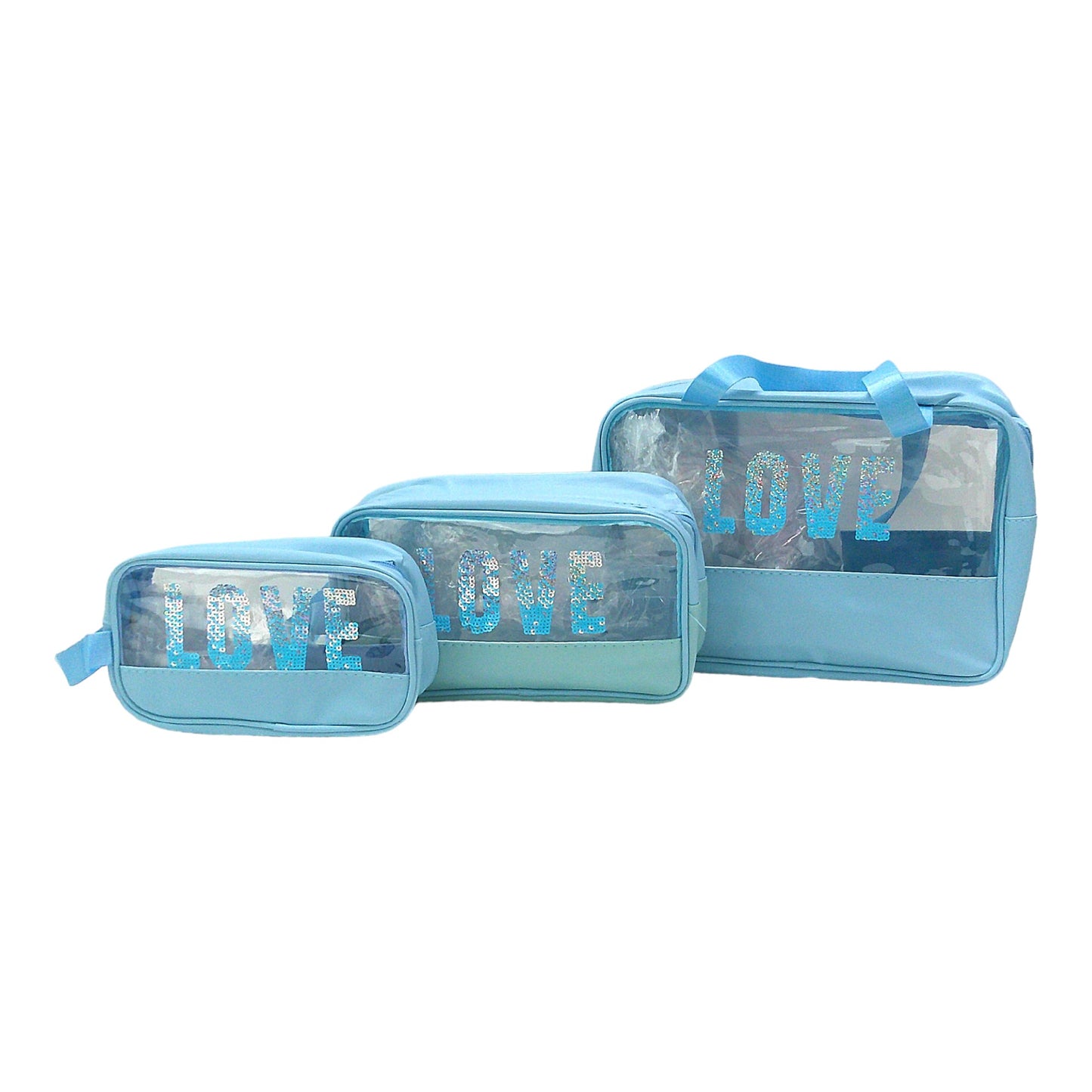 Clear Love Pouch 3 Set BG4224-2(6PC)