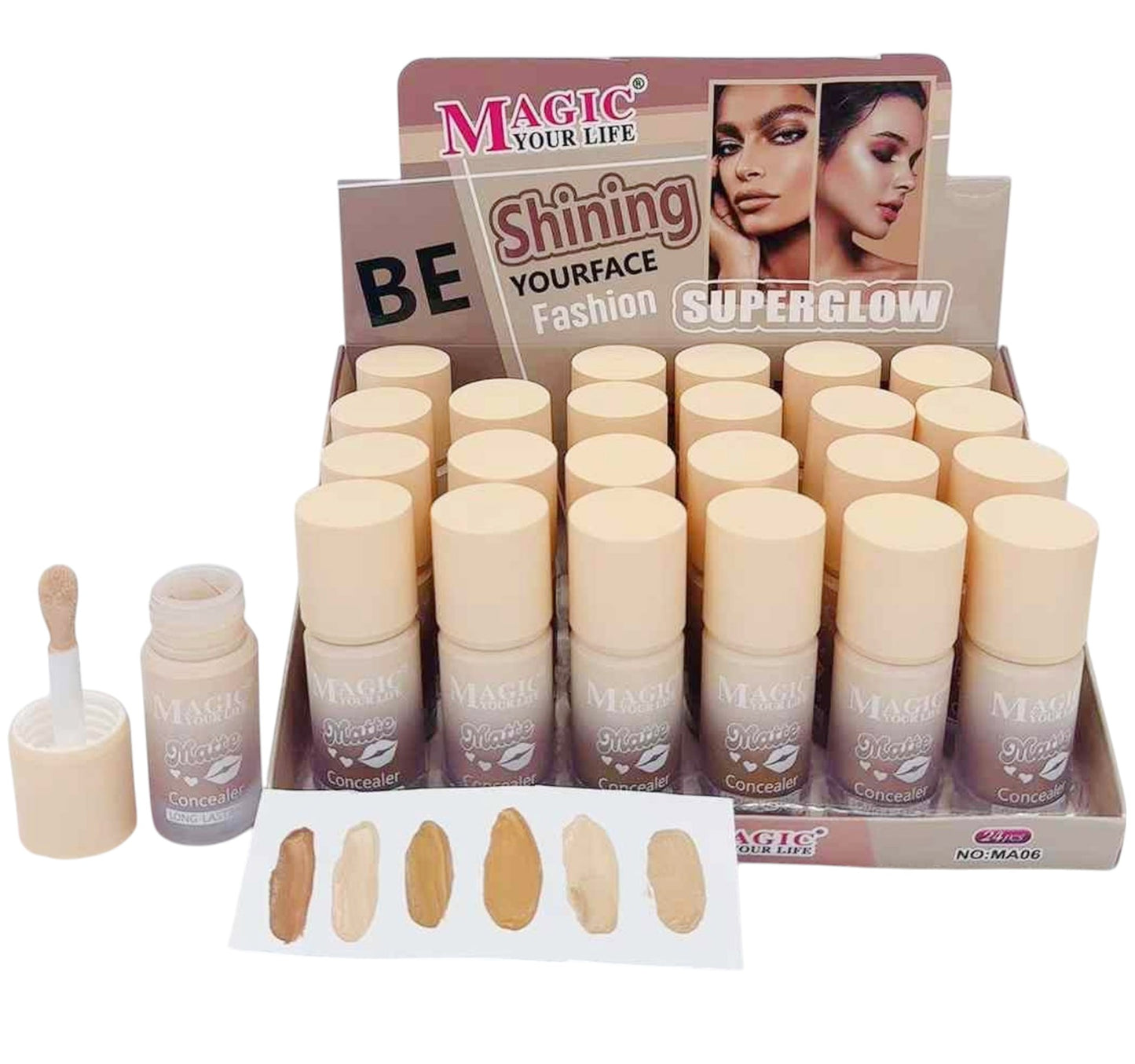 Magic Your Life Super Glow Matte Concealer MA06 (24PC)