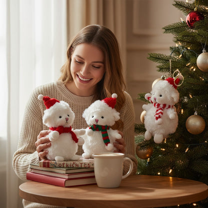 Christmas Muffler Lamb Key Chain  SS41014-23 (12PC)