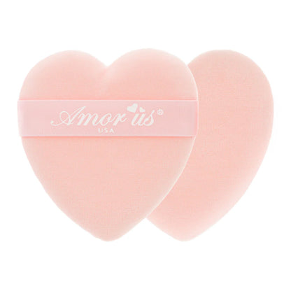2 Piece Powder Heart Puff MPP-2  (12PK)