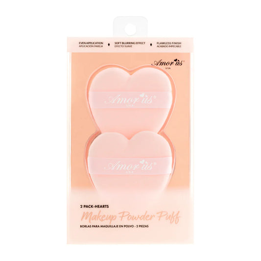 2 Piece Powder Heart Puff MPP-2  (12PK)