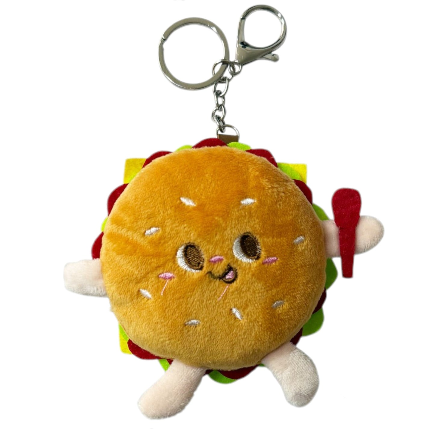 FASTFOOD COMPACT MIRROR KEY CHAIN MR41220-11 (12PC)