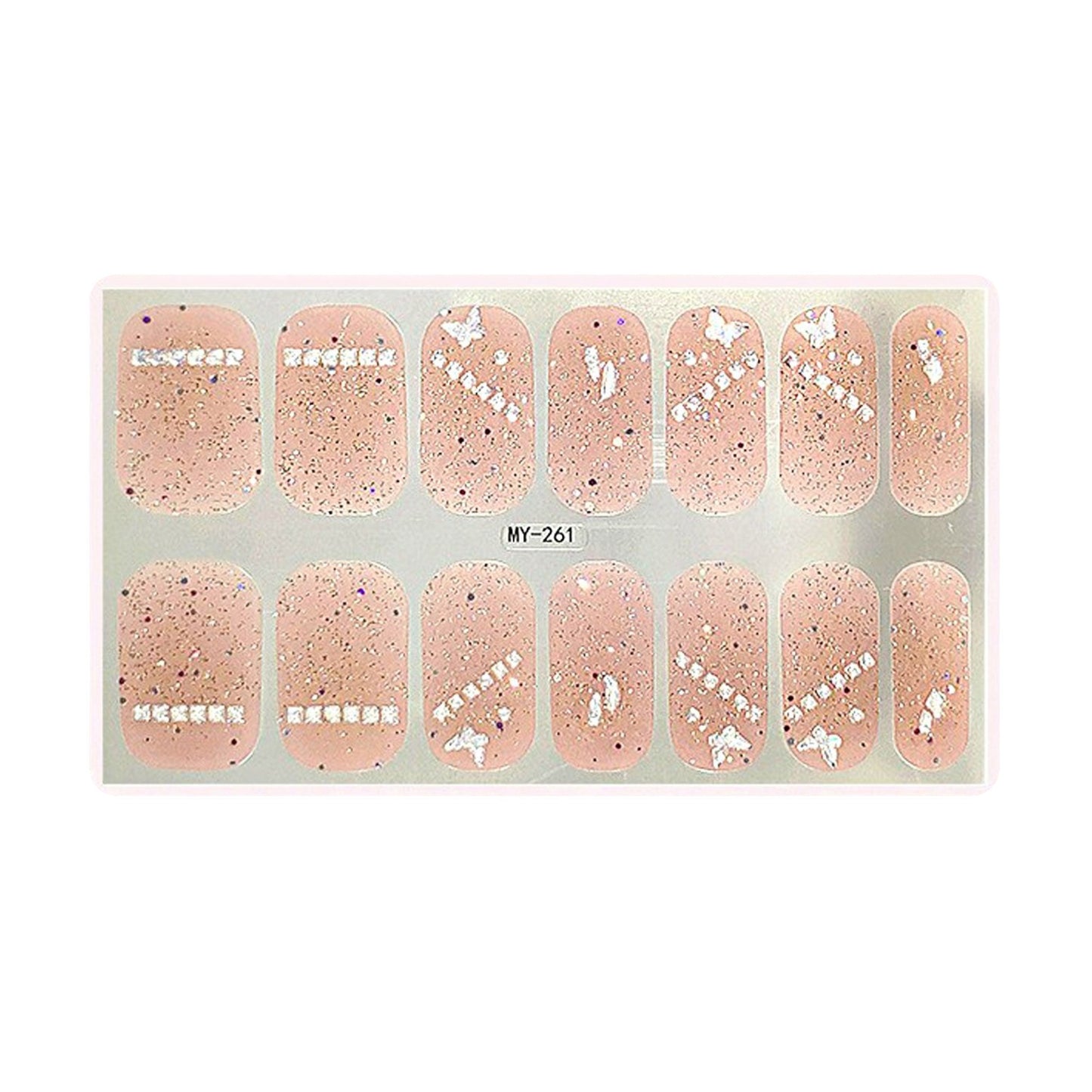 Gel Nail Sticker MY261 (12PC)