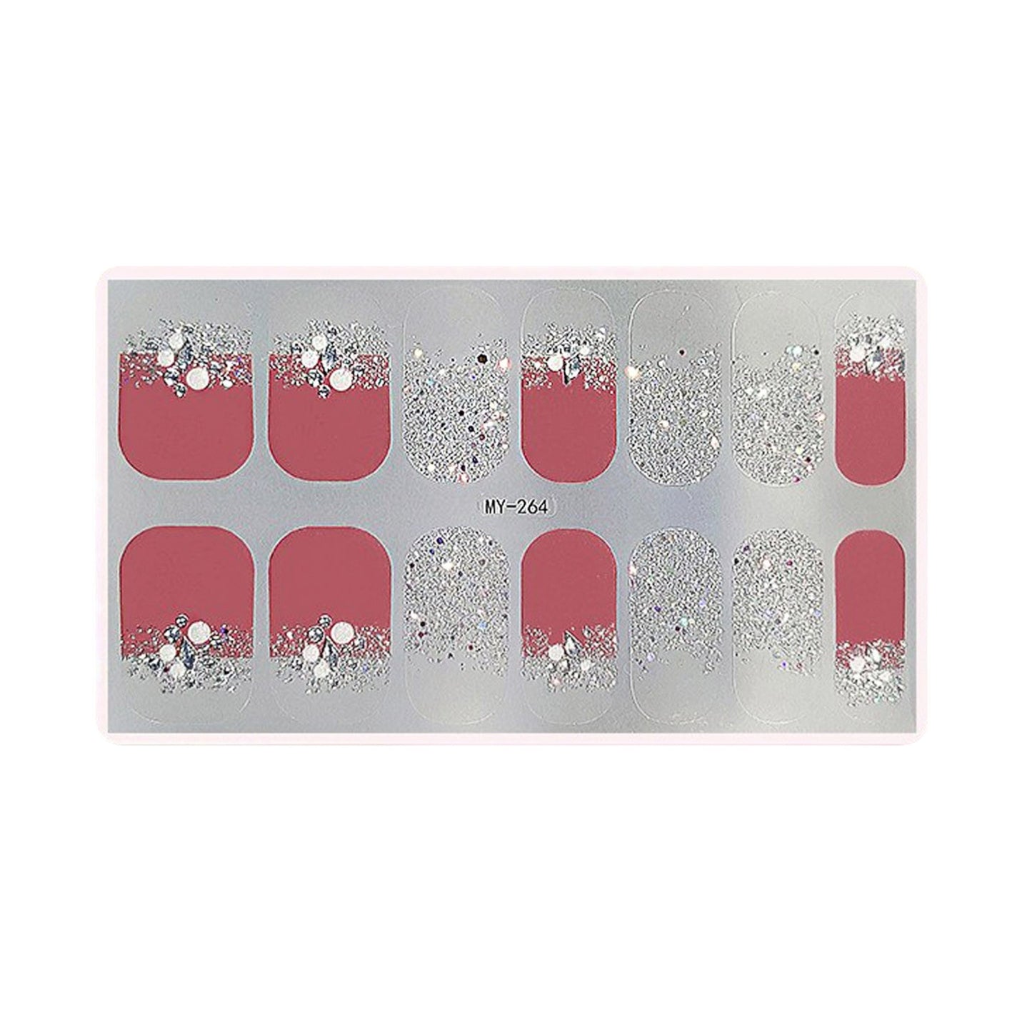 Gel Nail Sticker MY264 (12PC)