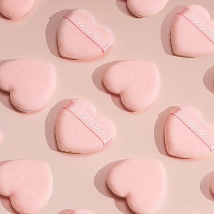 2 Piece Powder Heart Puff MPP-2  (12PK)