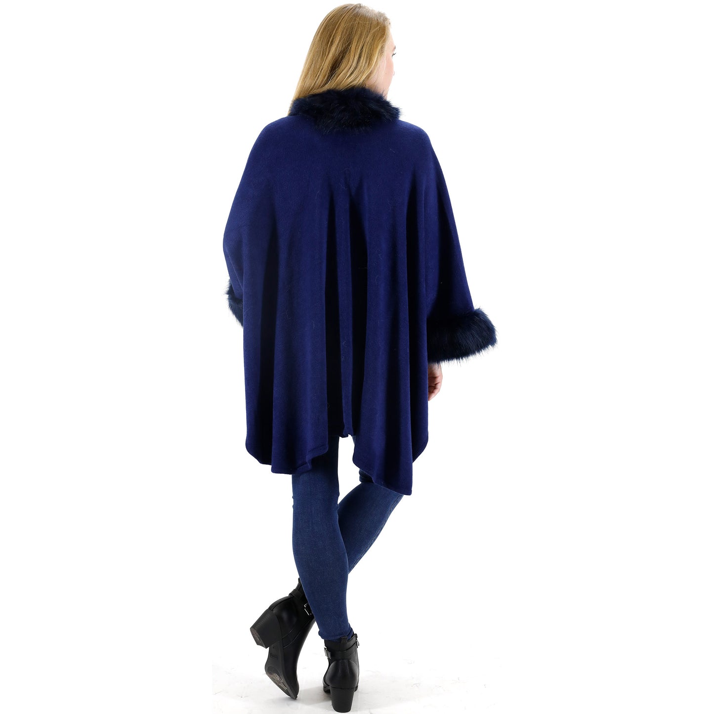 FUR SHAWL LONG SH921 (3PC)