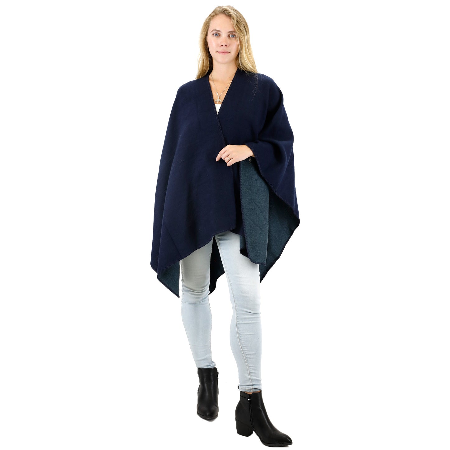 REVERSIBLE TWO TONE SHAWL PC2016 (6PC)