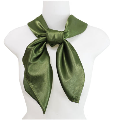 Satin Scarf Plain ST327A (12PC)