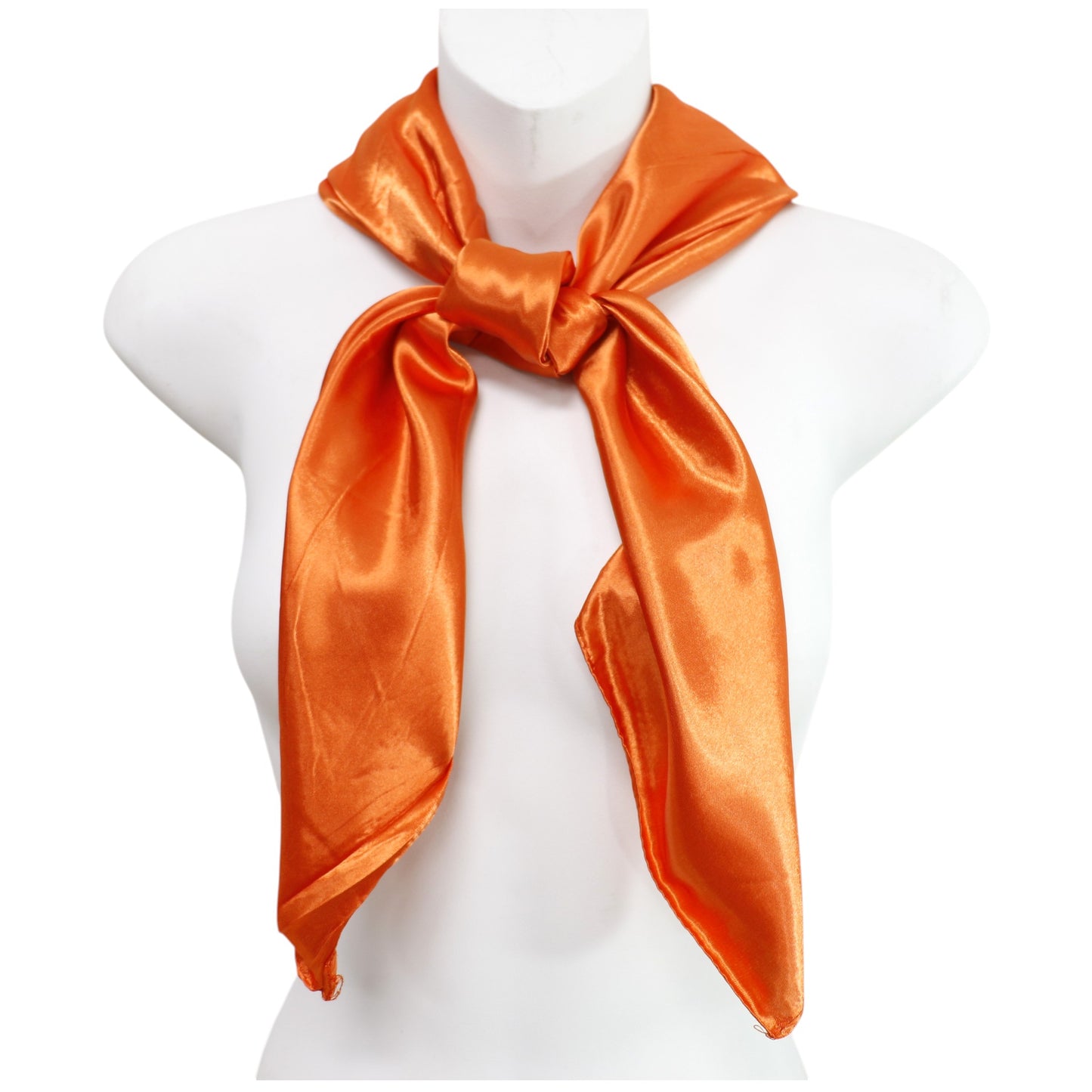 Satin Scarf Plain ST327A (12PC)