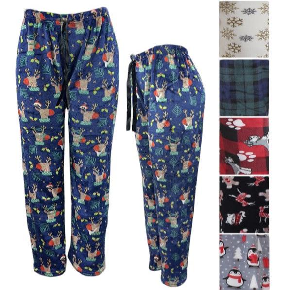 Women's Fleece Pajama Pants P4313 (12PC)