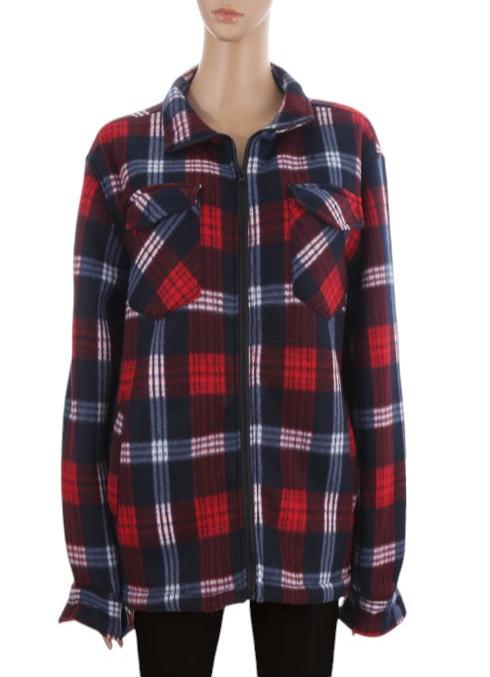 Women's Winter Lining Outerwear Plaid P4368. (6PC)