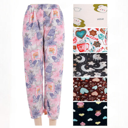 Winter Fleece Winter Pattern Pajama Pants P4649 (12PC)