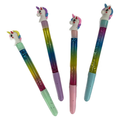 Unicorn Liquid Glitter Pen PE3220-50  (12PC)