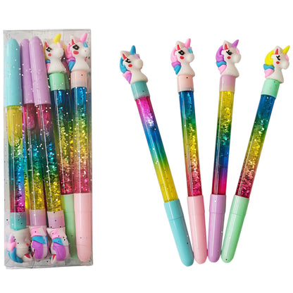 Unicorn Liquid Glitter Pen PE3220-50  (12PC)