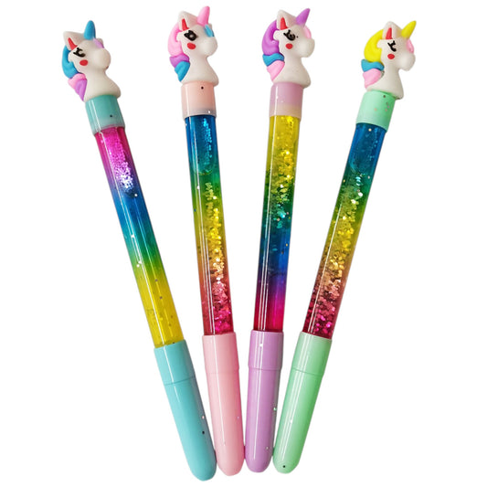 Unicorn Liquid Glitter Pen PE3220-50  (12PC)