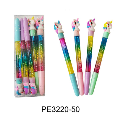 Unicorn Liquid Glitter Pen PE3220-50  (12PC)
