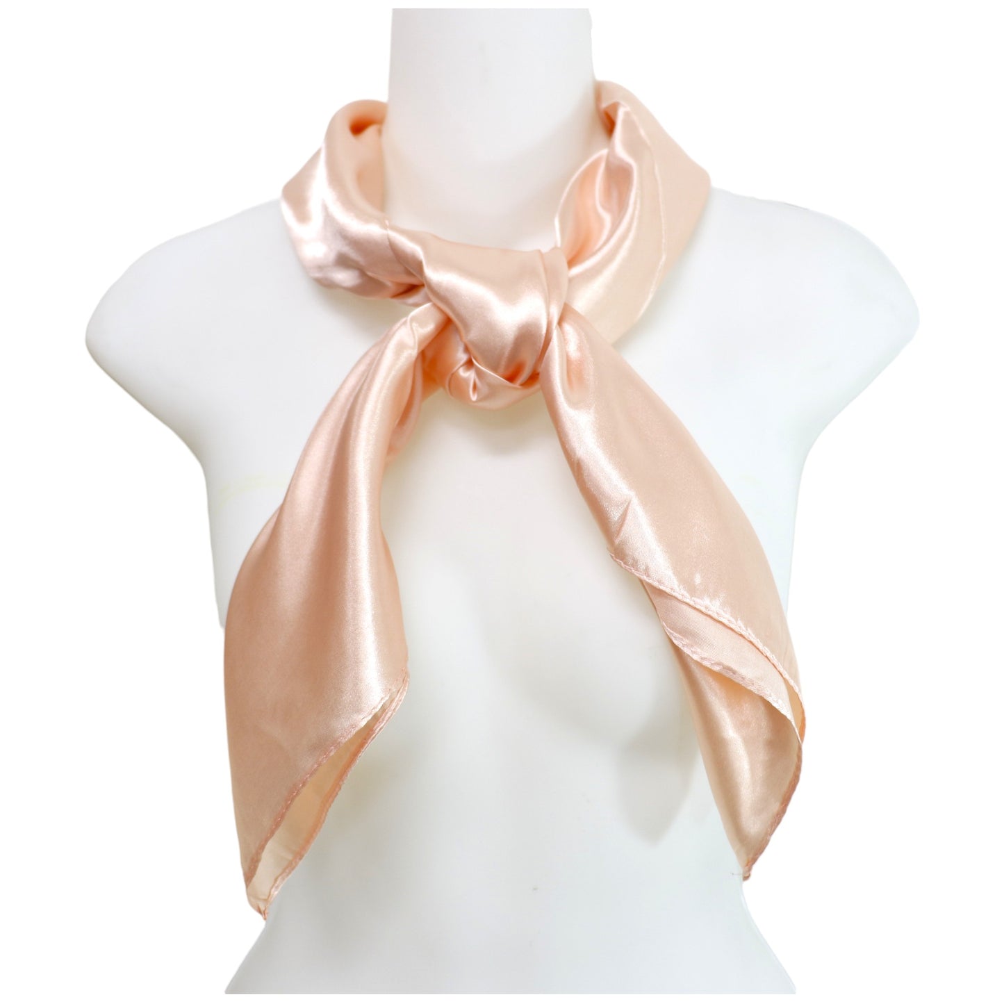 Satin Scarf Plain ST327A (12PC)