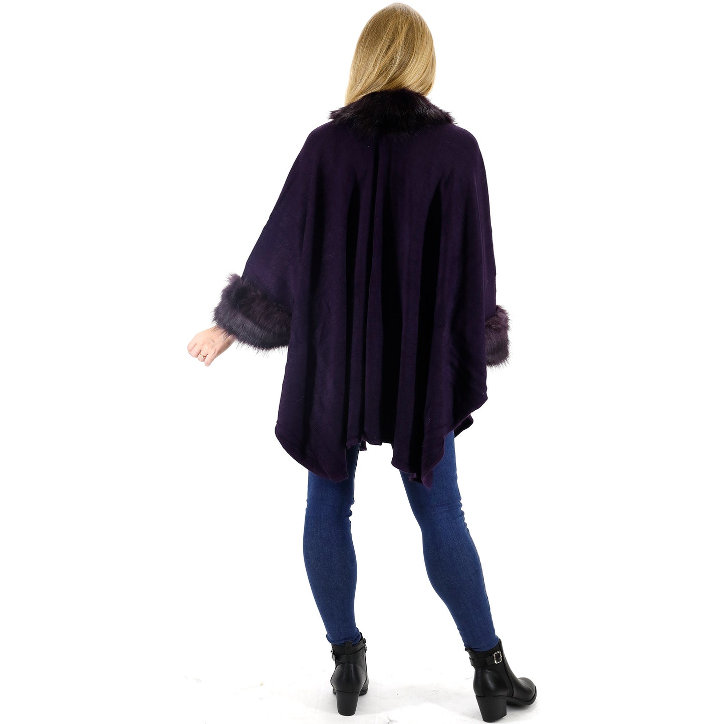 FUR SHAWL LONG SH921 (3PC)