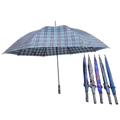 Check Pattern Golf Umbrella Assorted UM7606 (12PC)
