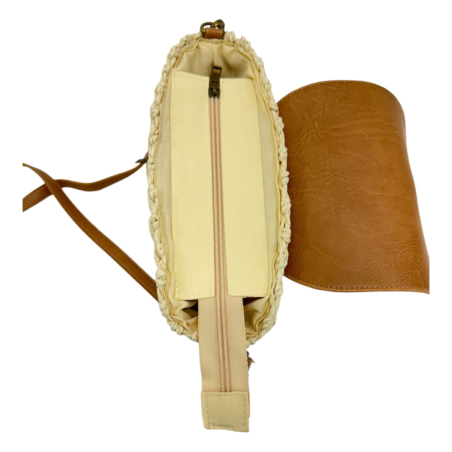Rattan Beach Shoulder Crossbody Bag BG4225-8. (1pc)