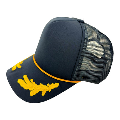 Foam Captain Pattern Trucker Mesh Cap HA4511-1 (12PC)