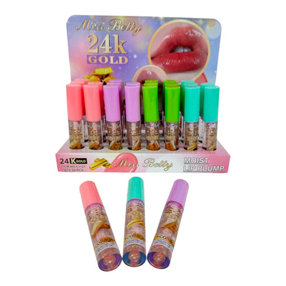 Miss Betty Gold in Lip Gloss LC1121 (24PC)