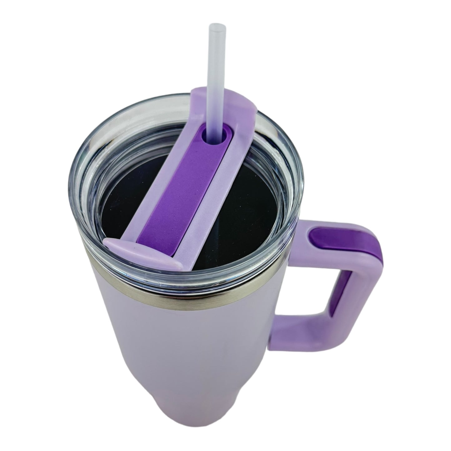 40oz Stainless Steel Tumbler With Handle, Straw, Lid CP4417-1 CP4415-4 CP4130-2(6pc)