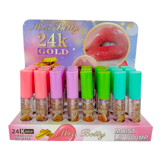 Miss Betty Gold in Lip Gloss LC1121 (24PC)