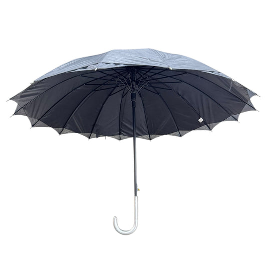 BLACK DOUBLE LAYER GOLF UMBRELLA  UM6013 (12PC)