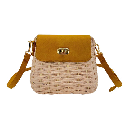 Rattan Beach Shoulder Crossbody Bag BG4225-10-C (1pc)