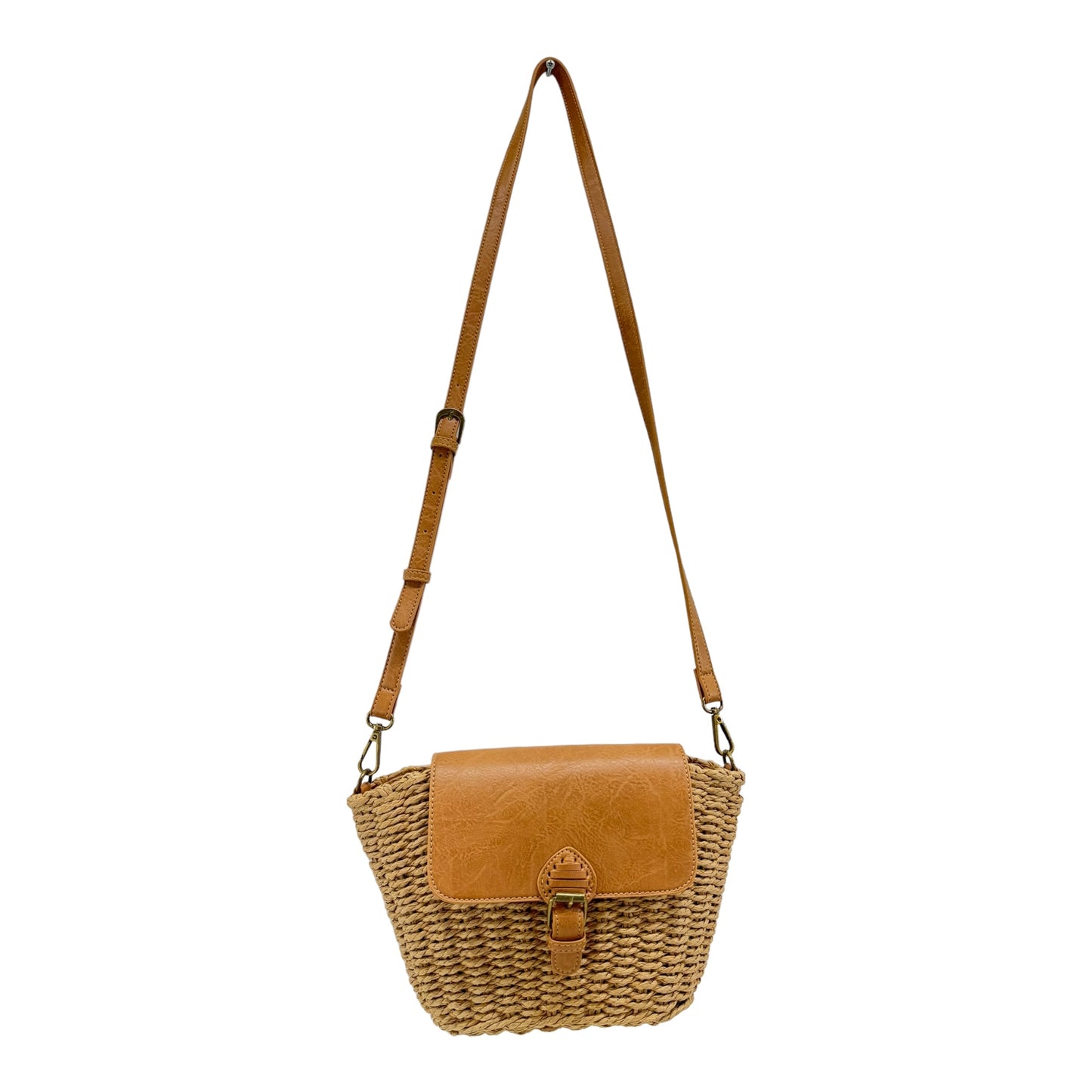 Rattan Beach Shoulder Crossbody Bag BG4225-8. (1pc)