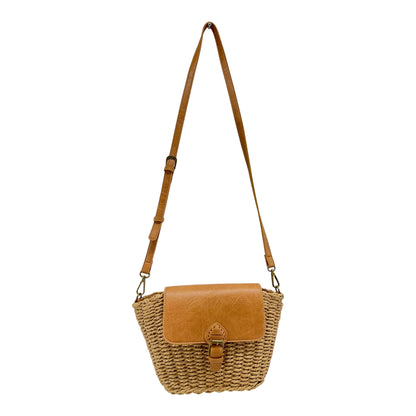Rattan Beach Shoulder Crossbody Bag BG4225-8. (1pc)