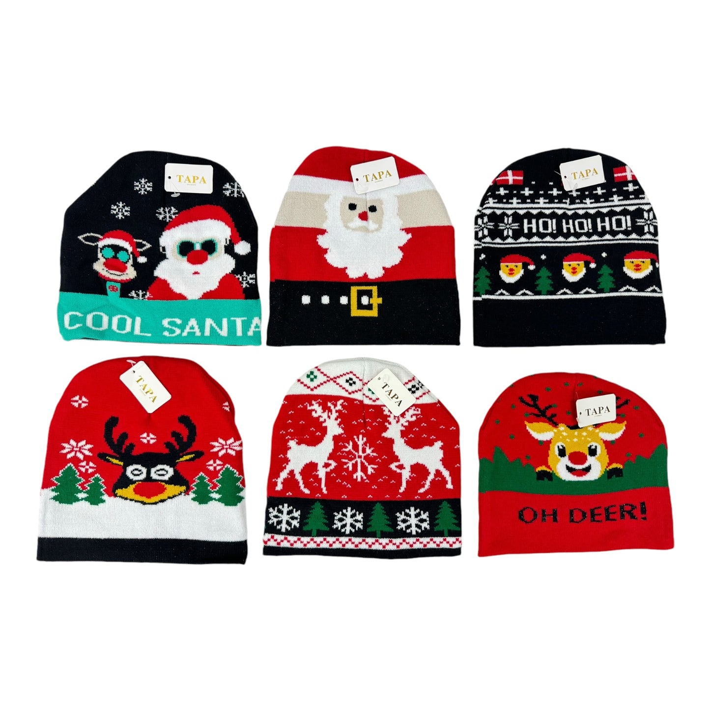 Christmas Beanie SS4807-8. (12PC)