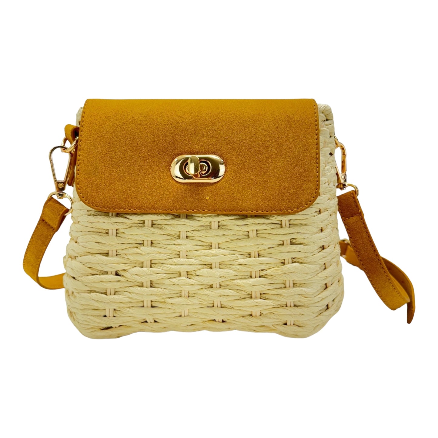 Rattan Beach Shoulder Crossbody Bag BG4225-10-C (1pc)