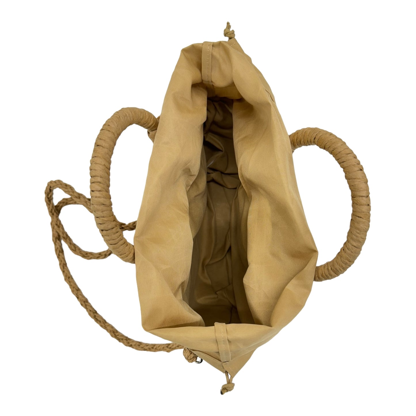 Rattan Beach Tote Shoulder Bag With Shell BG4225-9. (1pc)