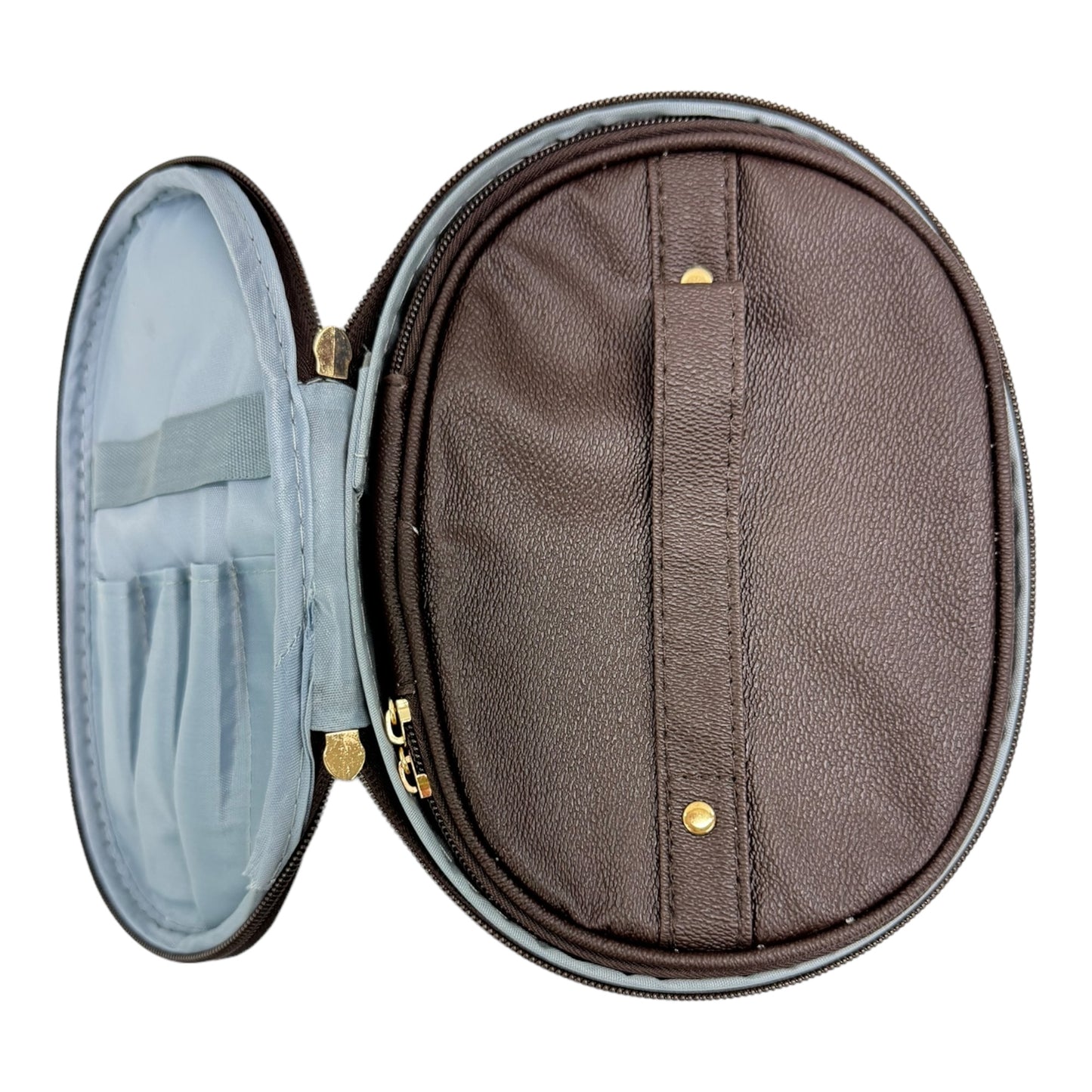 Vegan Leather Classic Print Cosmetic Case Travel BAG FB210 (4PC)