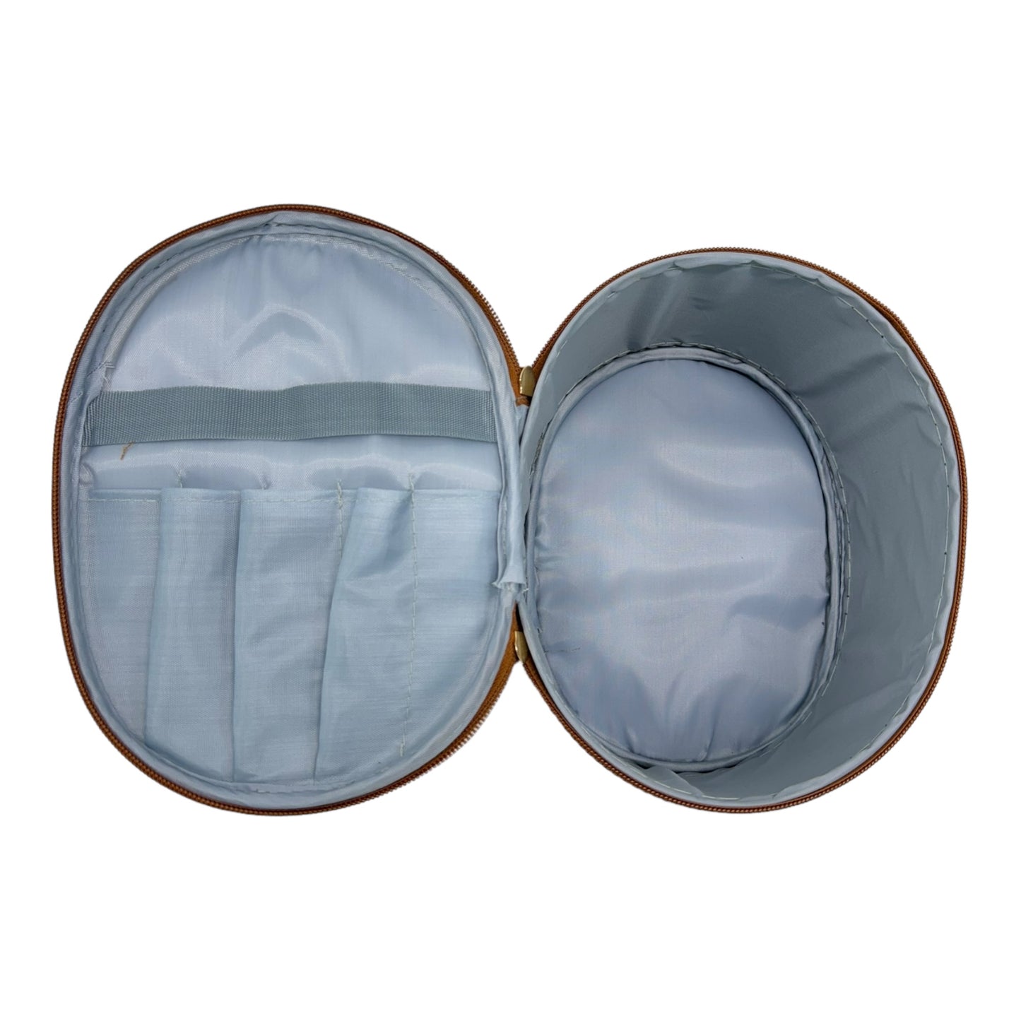 Vegan Leather Classic Print Cosmetic Case Travel BAG FB210 (4PC)