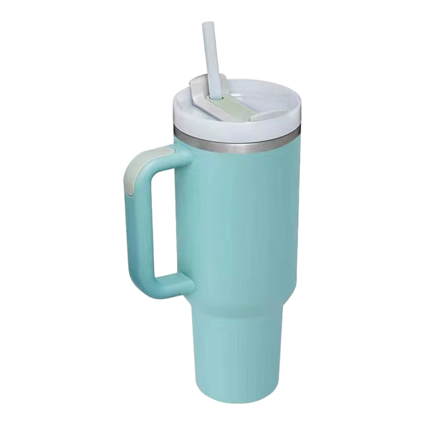 40oz Stainless Steel Tumbler With Handle, Straw, Lid CP4417-1 CP4415-4 CP4130-2(6pc)