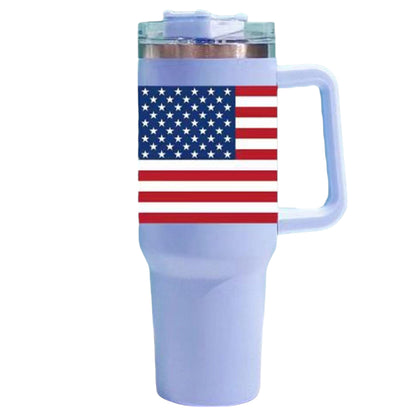 40oz Stainless Steel Tumbler With American Flag CP4417-38 (10PC)