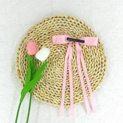 Simple Thin Bow Clip HRB4218 (12PC)