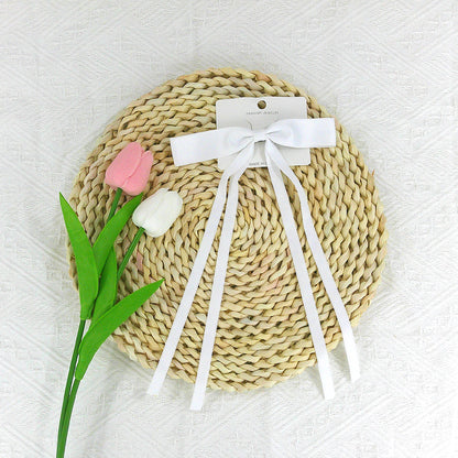 Simple Thin Bow Clip HRB4218 (12PC)