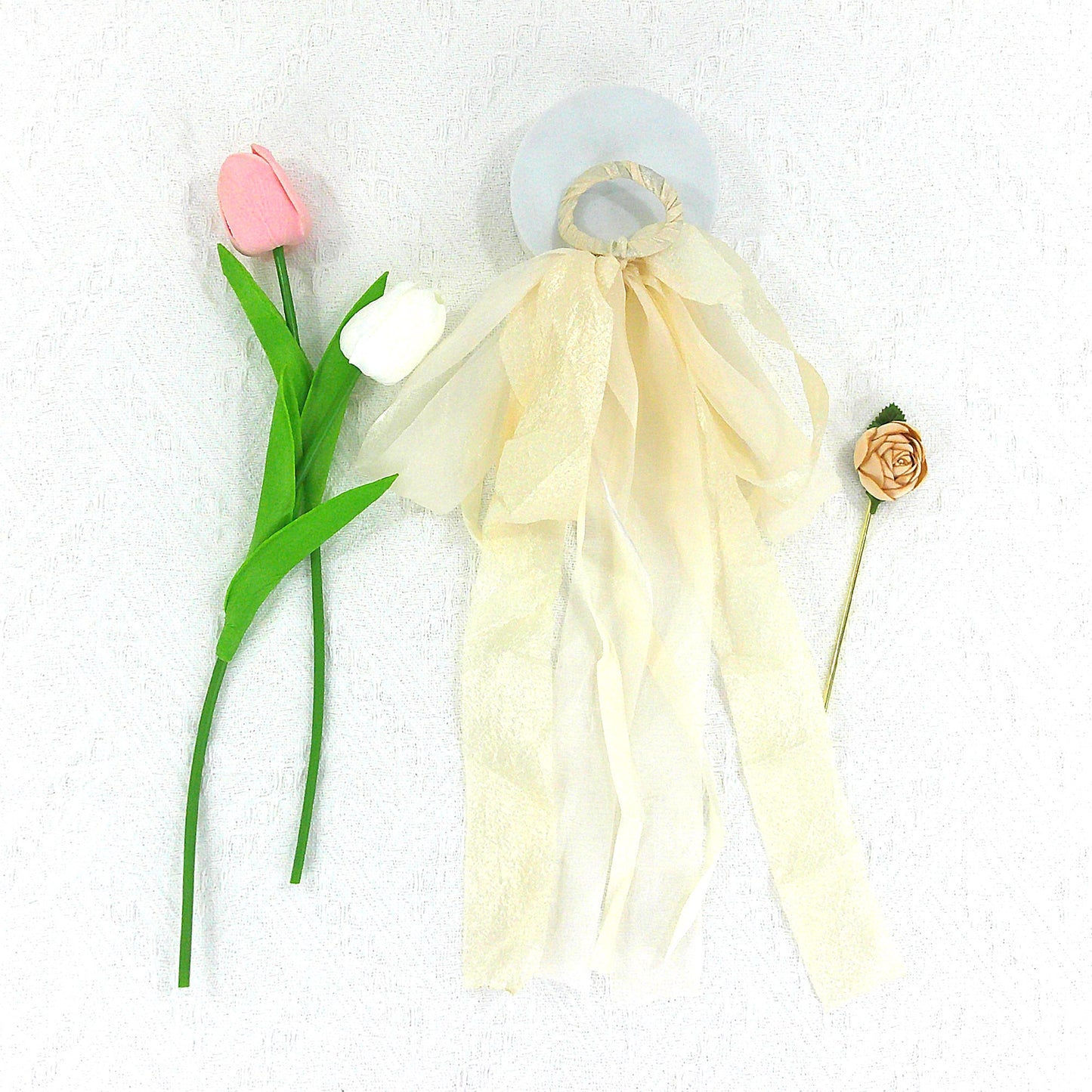 Bow Flower Hair Stick RB4318-8 (10PC)