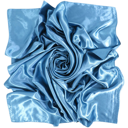 Satin Scarf Plain ST327B (12PC)