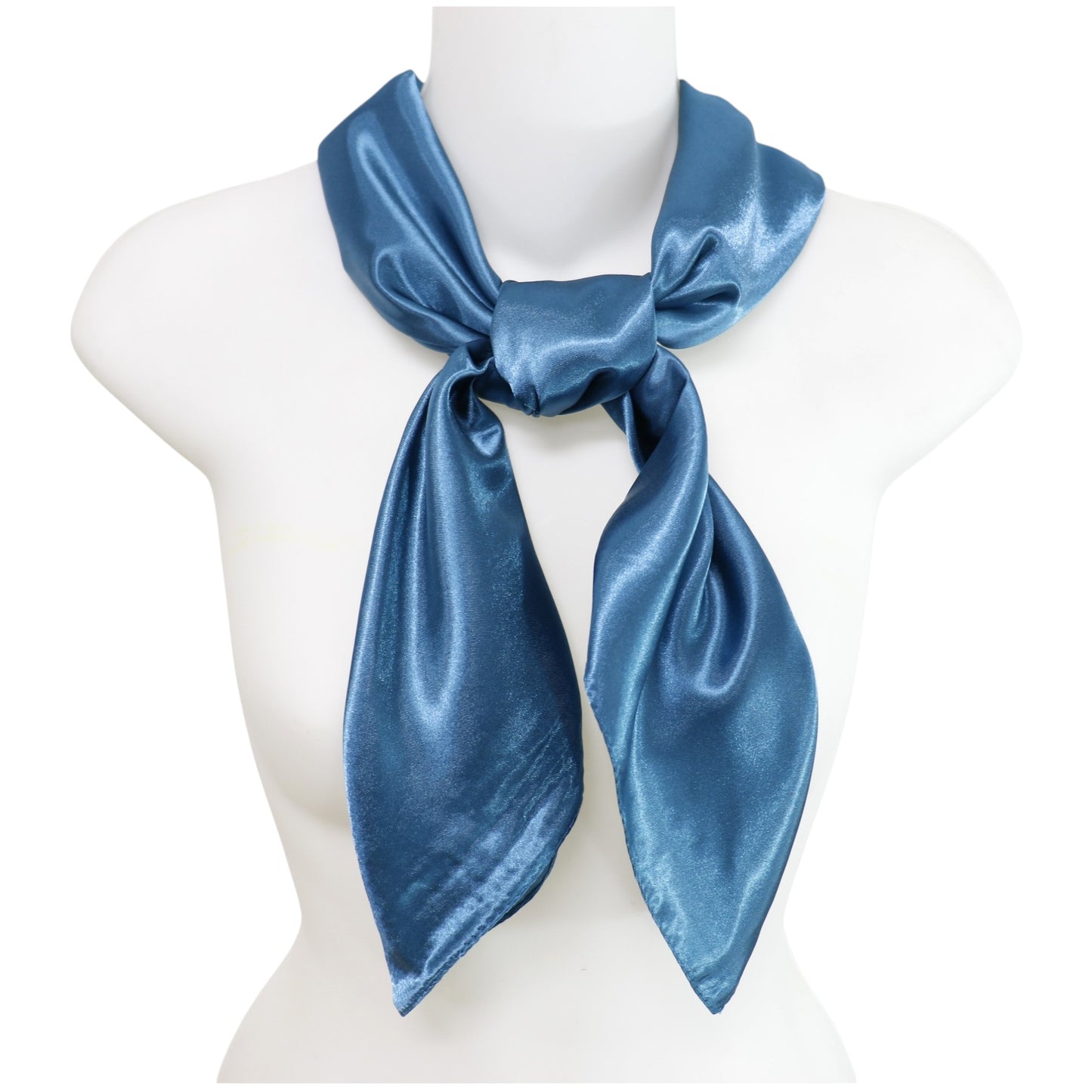 Satin Scarf Plain ST327B (12PC)