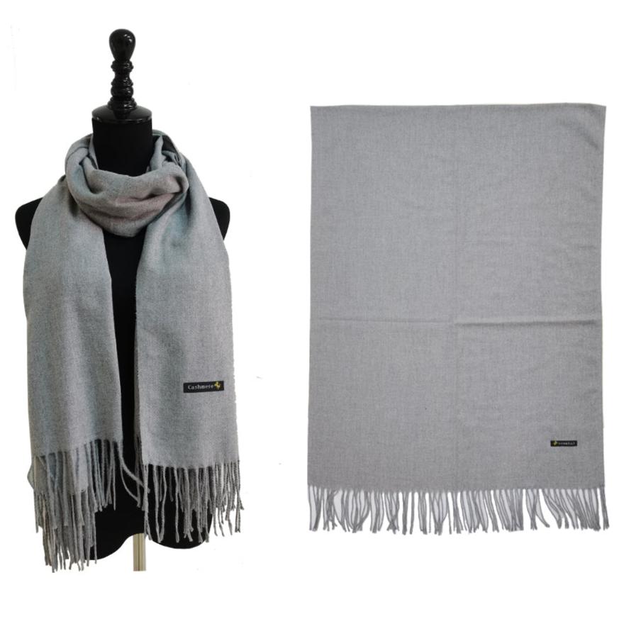 Cashmere Feel Plain Scarves CA4670 (12PC)