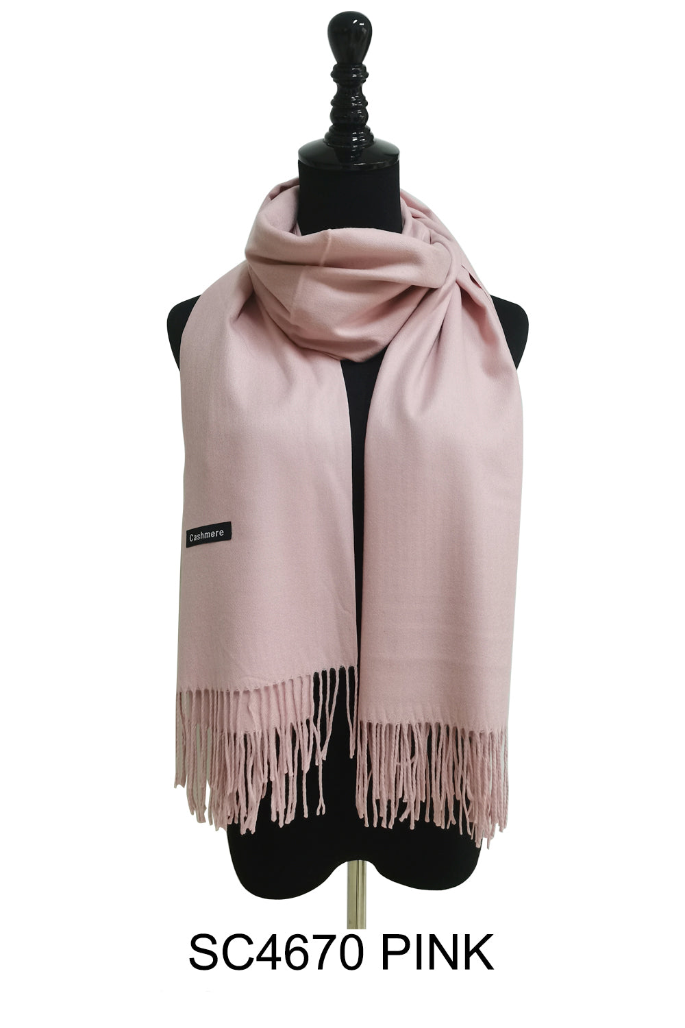 Cashmere Feel Plain Scarves CA4670 (12PC)