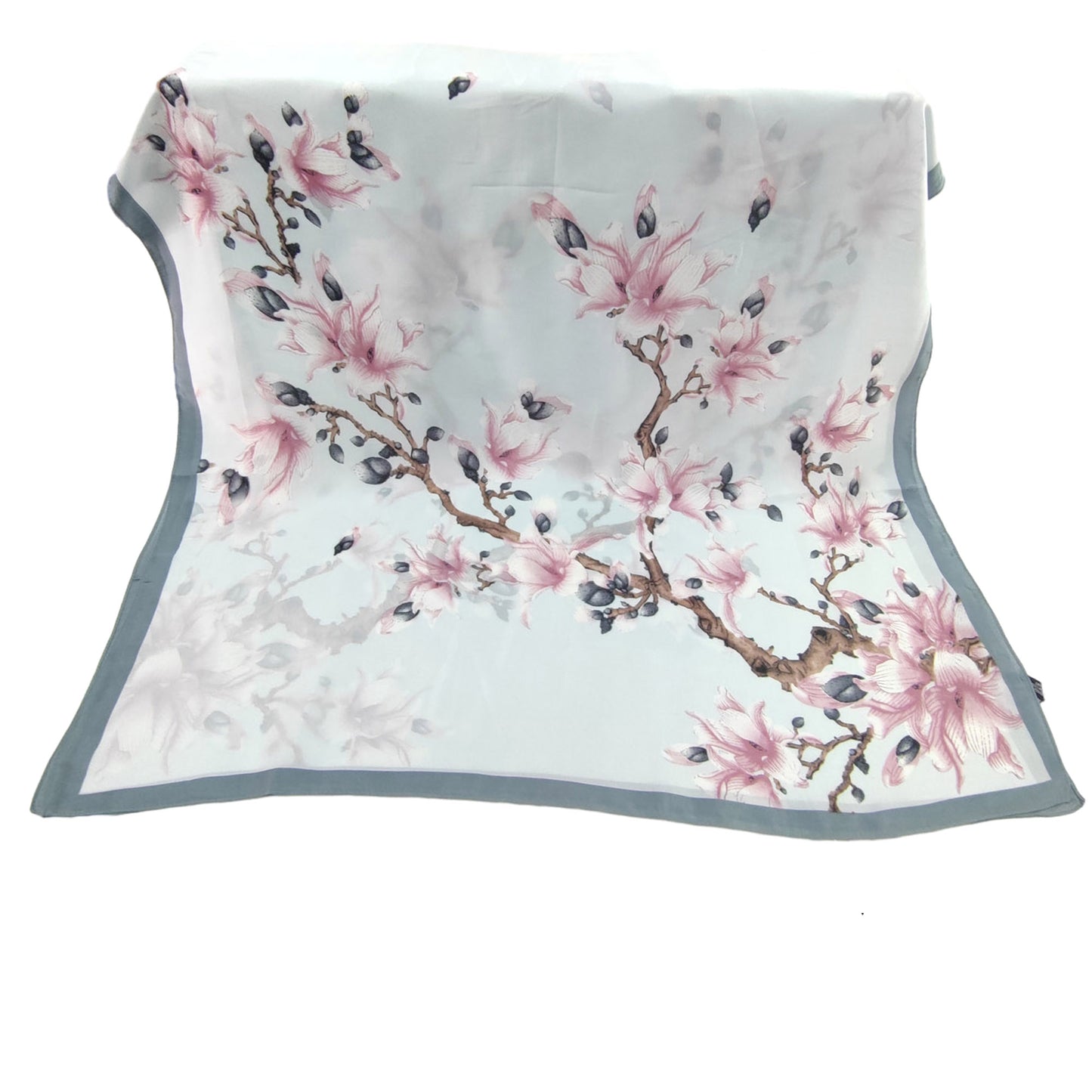 Silky Scarf Flower Pattern SF1022-3 (12PC)