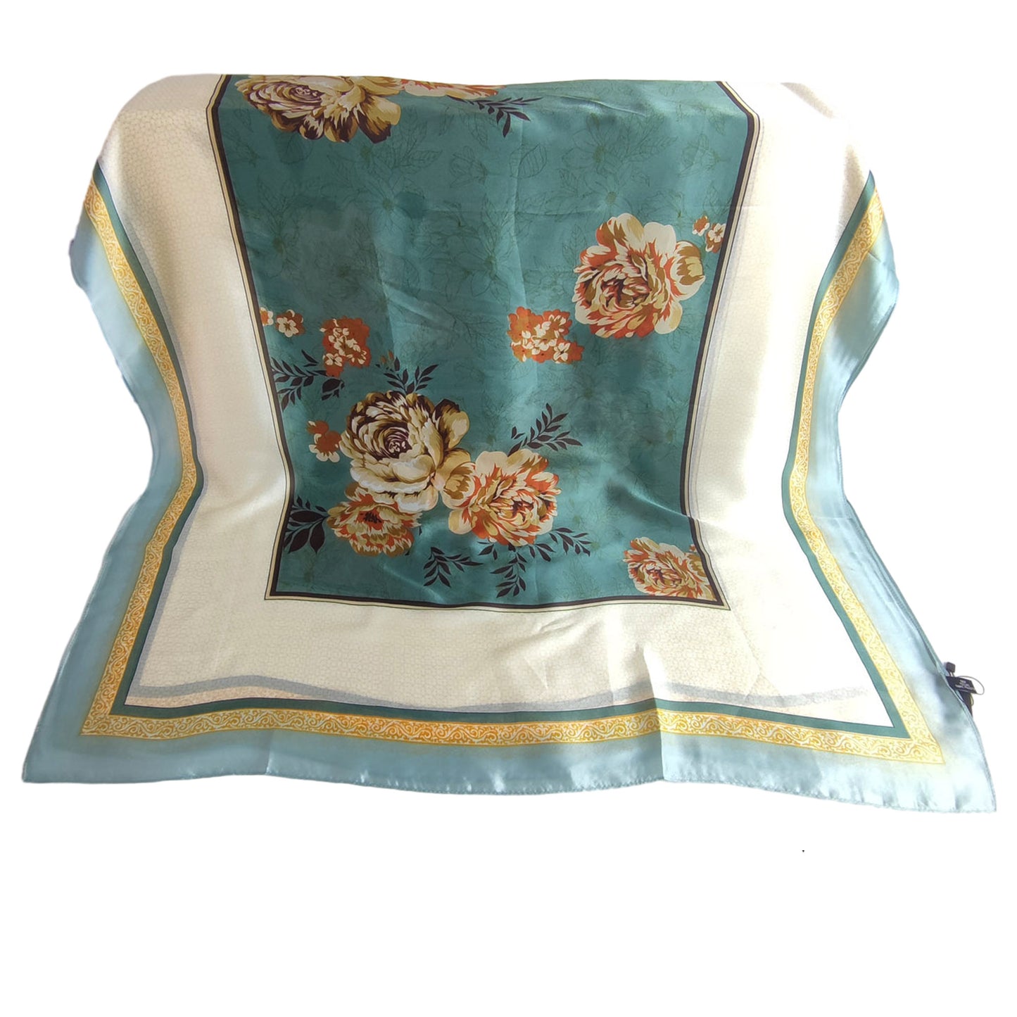 Silky Scarf Flower Pattern SF1022-9 (12PC)