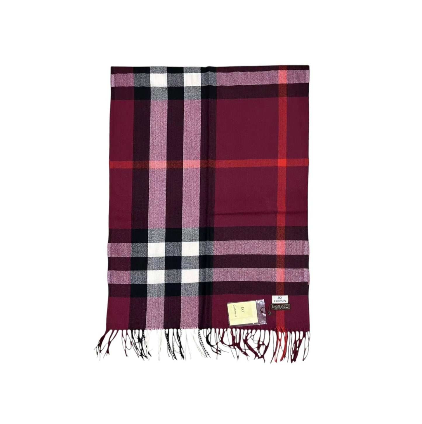 Cashmere Feel Check Pattern Scarves SCF1101 (12PC)