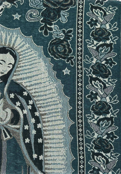 Metallic Pashmina Our Lady of Guadalupe SCF3719-28 (12PC)